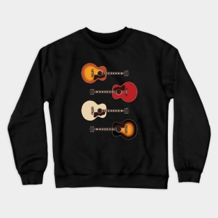 Jumbo Style Acoustic Guitar Pack Crewneck Sweatshirt